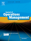 JOURNAL OF OPERATIONS MANAGEMENT雜志封面
